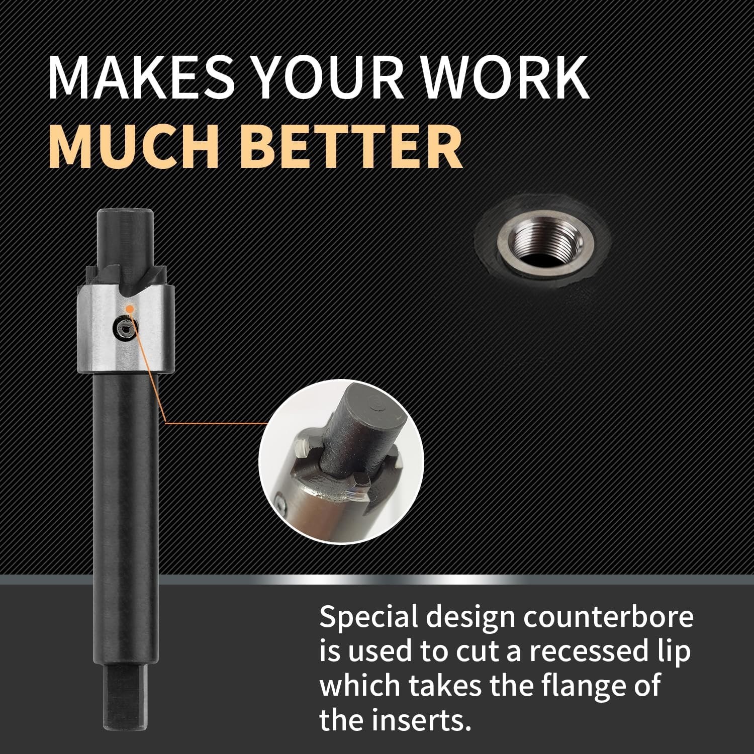 M8x1.25 Thread Repair Kit with 11.7mm Insert HSS Drill