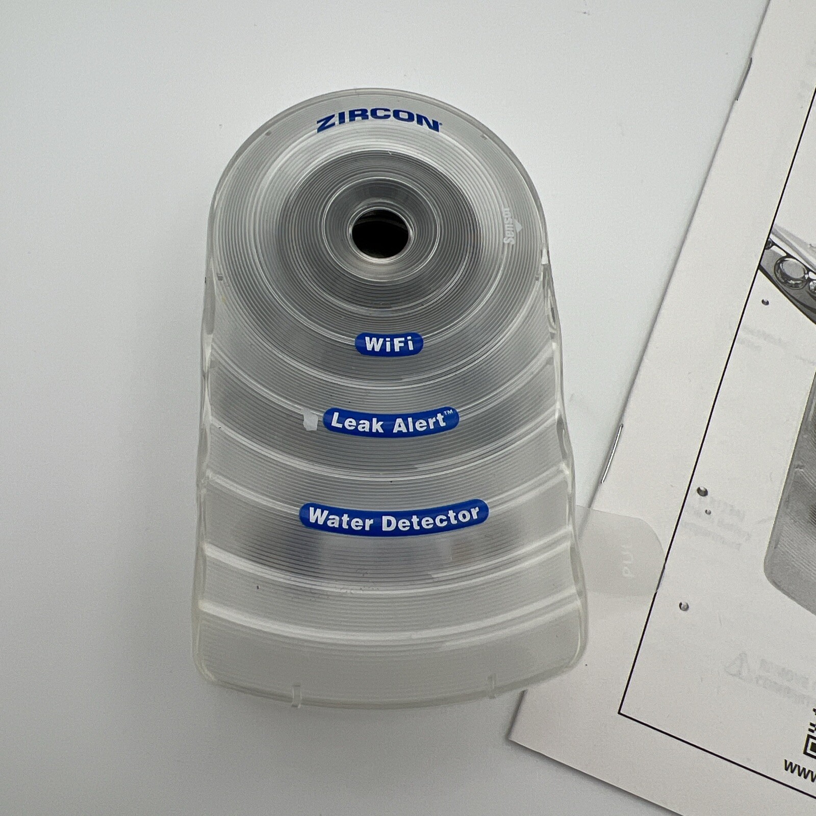 Zircon Leak Alert Wi-Fi Water Detector - Clear
