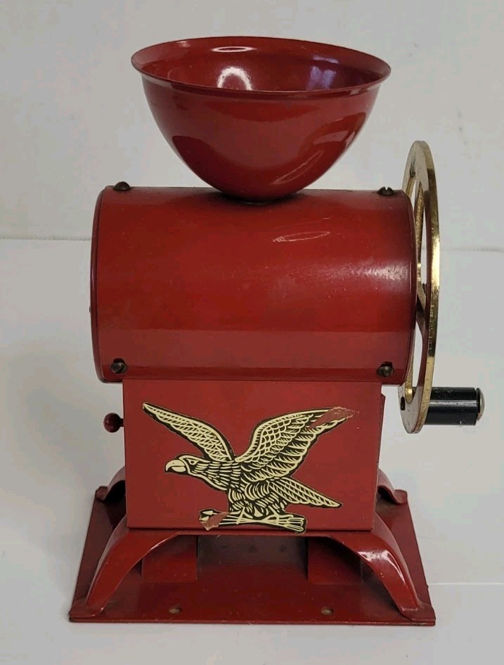 Vintage Metal Coffee Grinder Pencil Sharpener Novelty Collectible