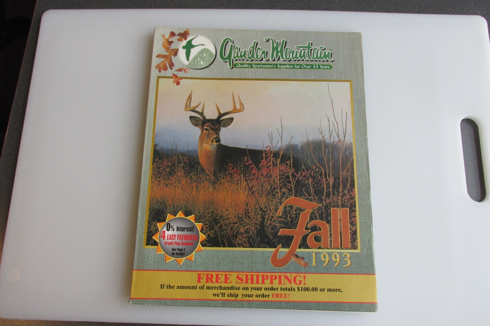 1993 Gander Mountain Fall Catalog VG Condition
