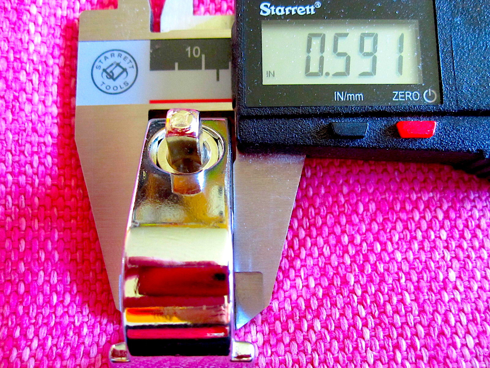 Gibraltar 3/4" Chrome Memory Lock Double-Sided Single Splines