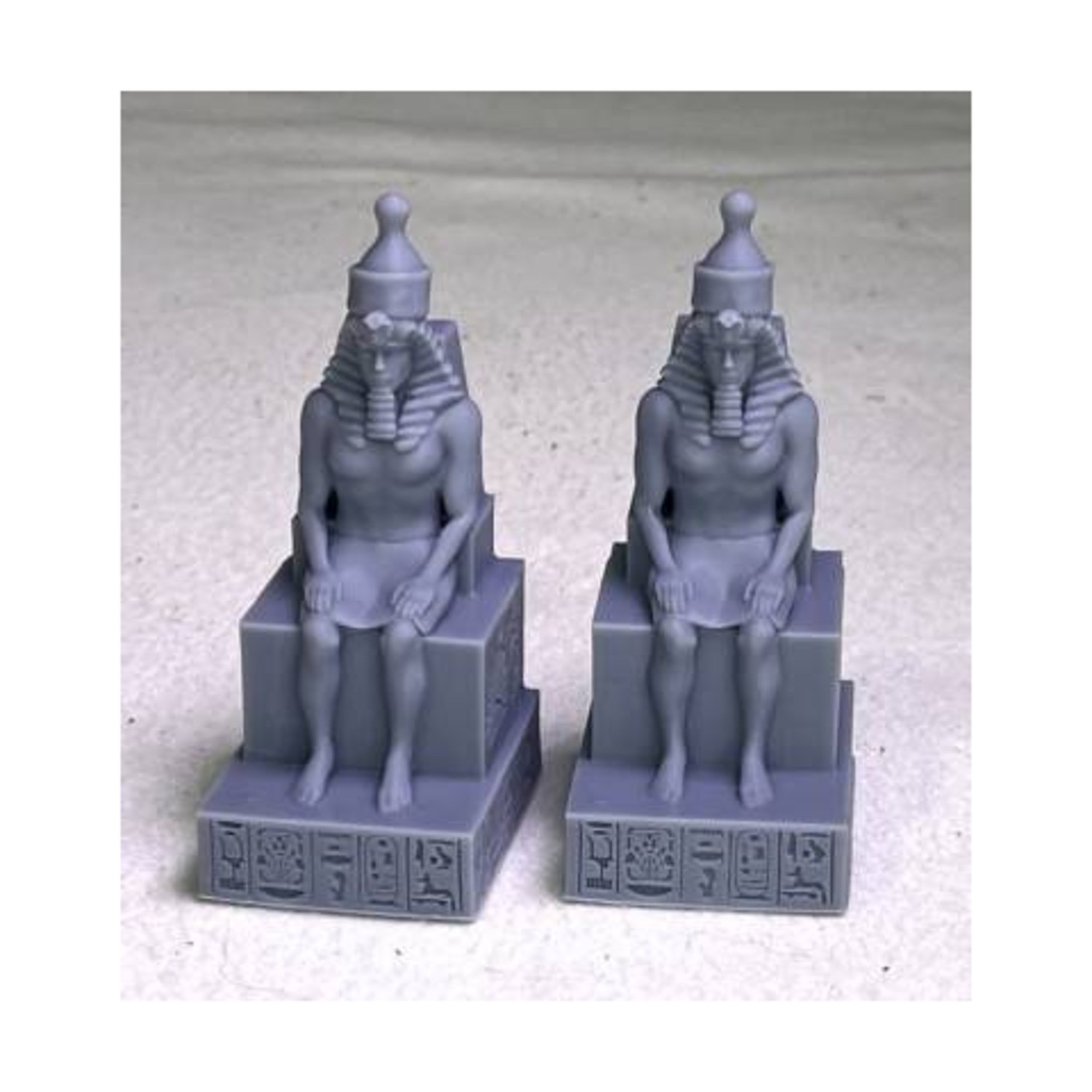 MBA Terrain Egyptian Statues Sitting Set #2 EX/Mint