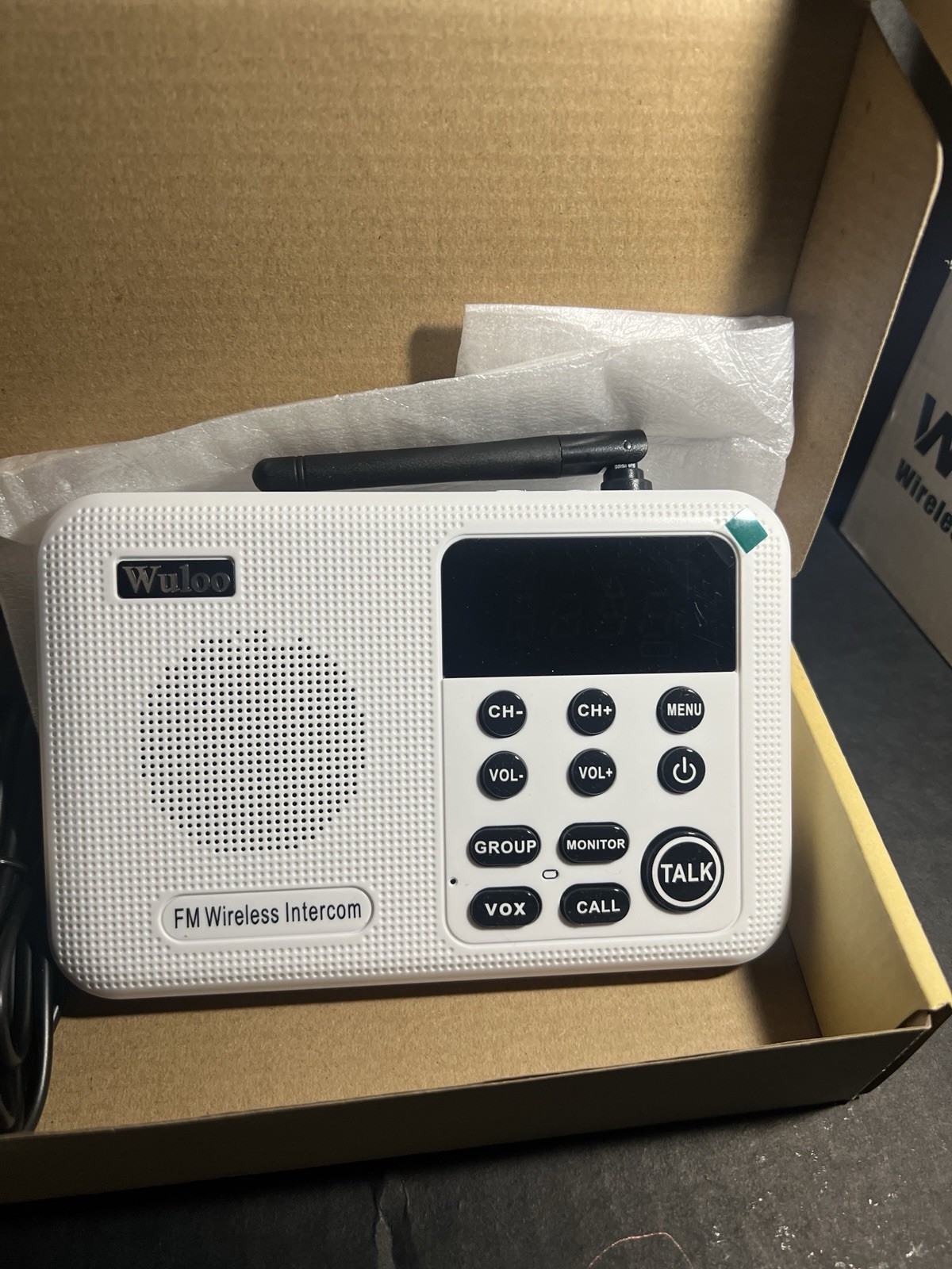 Wuloo Wireless 1 Mile Range Home Intercom System 2 Pack W888-P2 Multi Channel