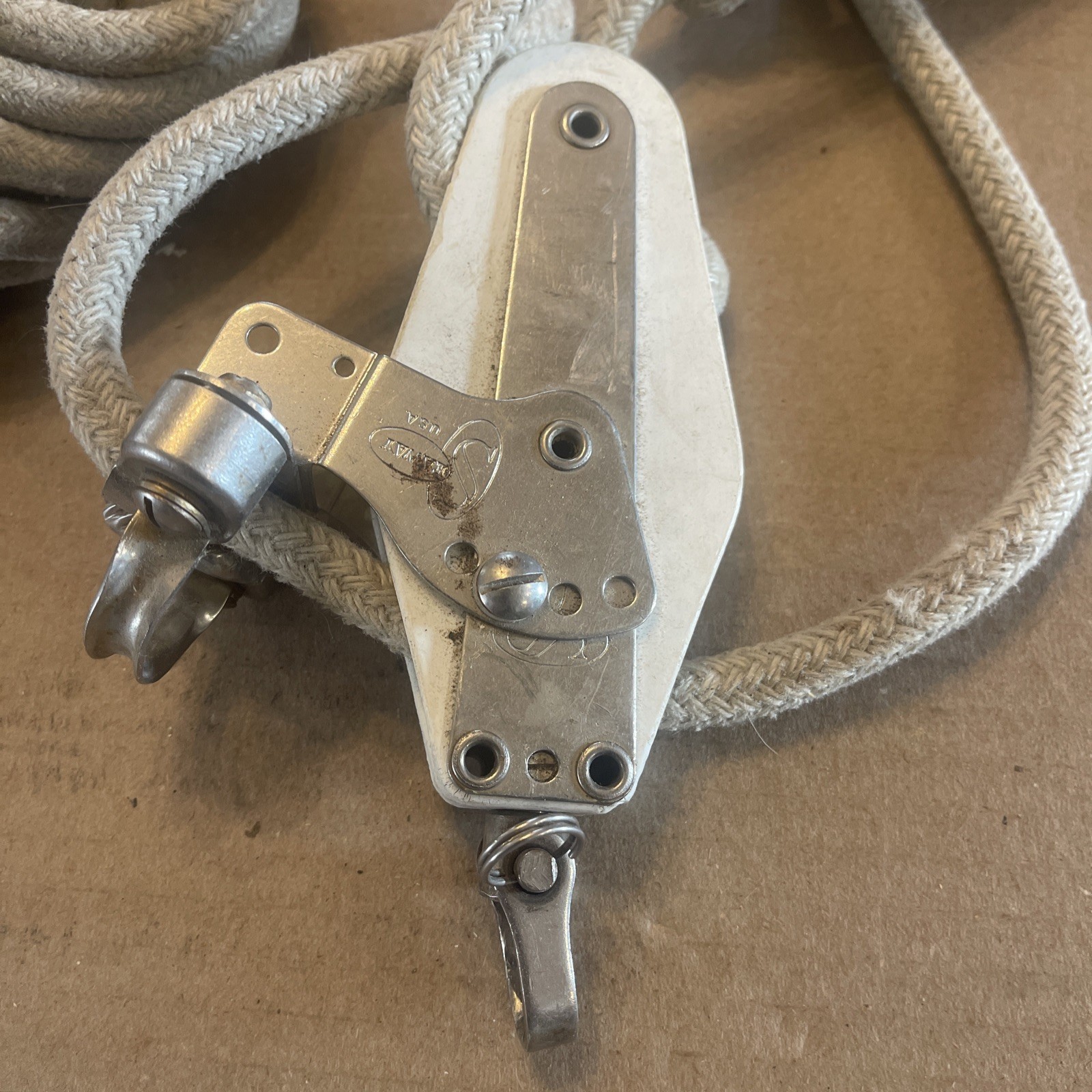 Main Sail Block Off Catalina 22