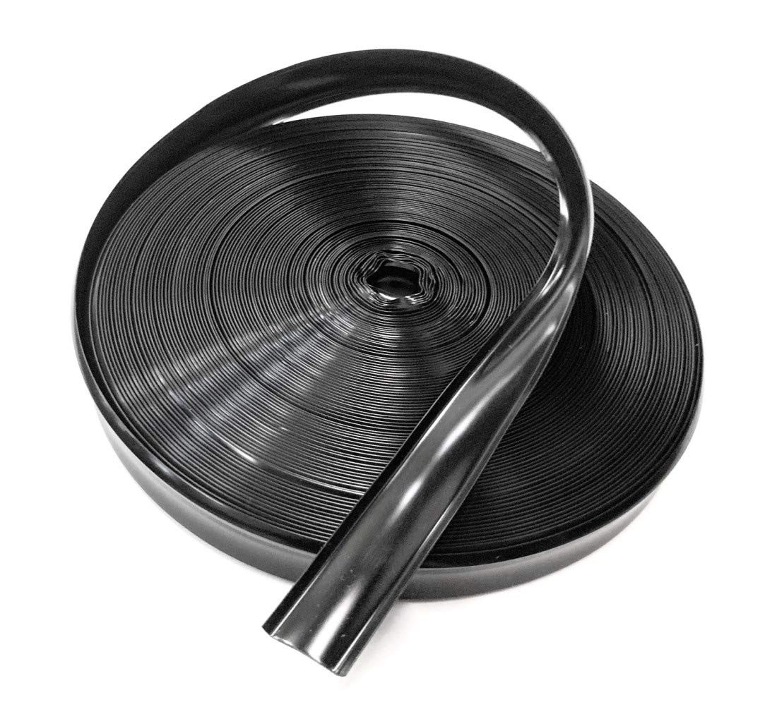 Black Vinyl 5/8" Insert Molding Trim Screw Cover RV Camper Travel Trailer (50 ft