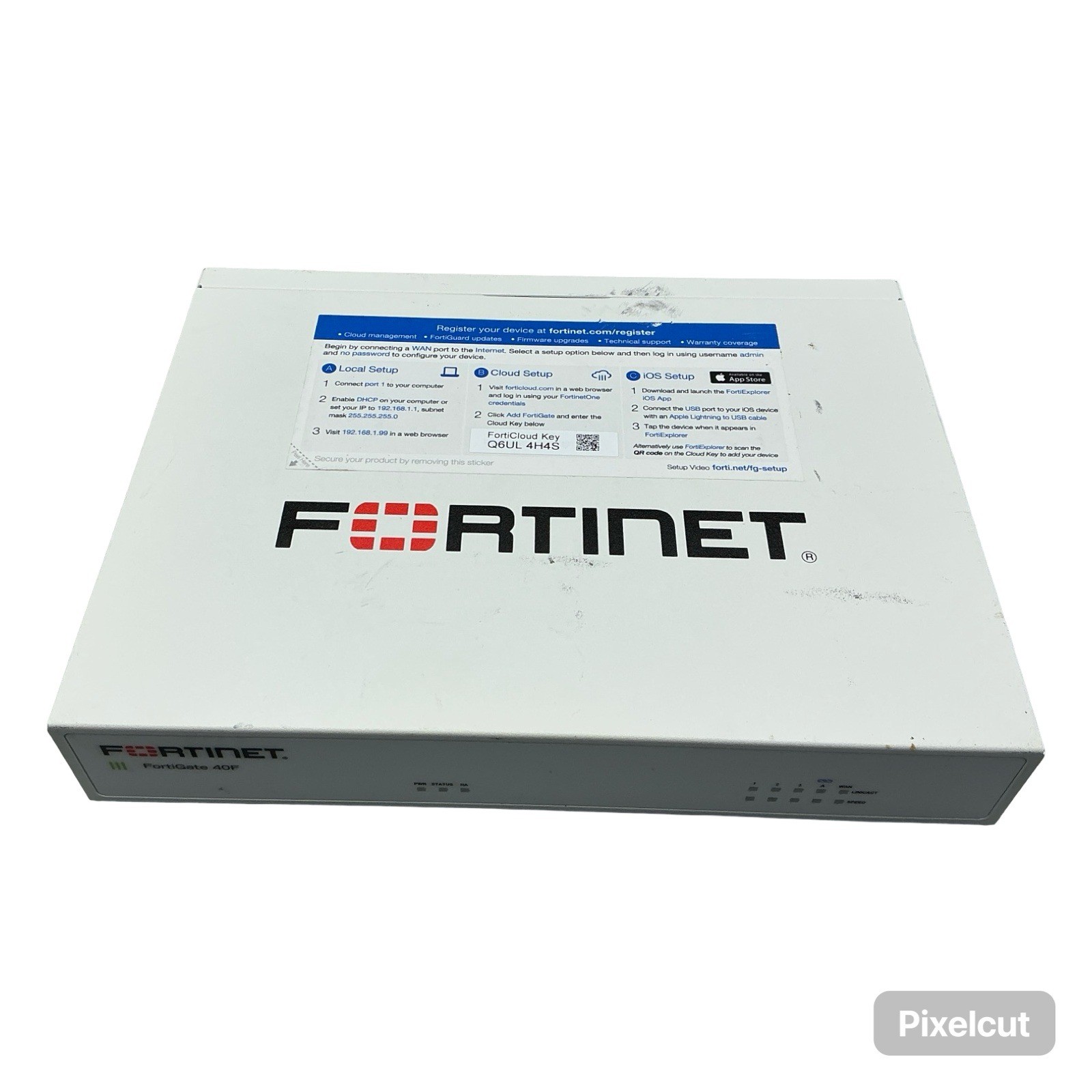 Fortinet FortiGate 40F Next Generation Firewall FG-40F SD-WAN Untested No PSU