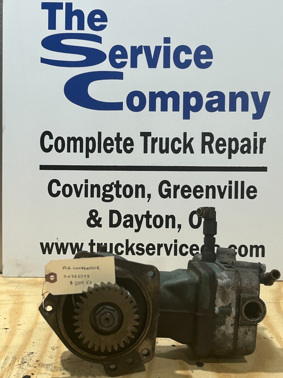 GENUINE VOLVO D12 AIR COMPRESSOR - 20382348