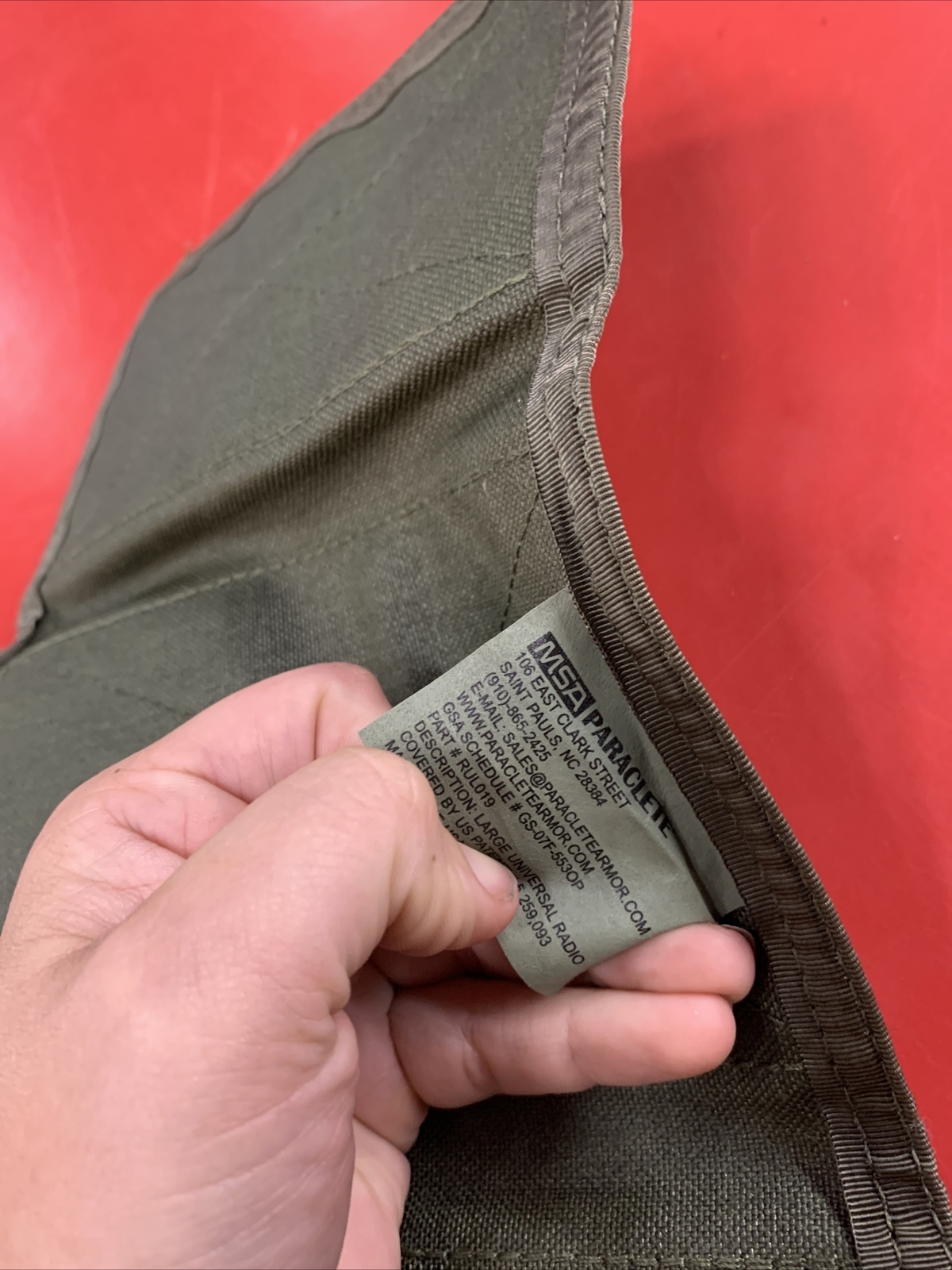 MSA Paraclete Universal Radio Pouch Forest Green
