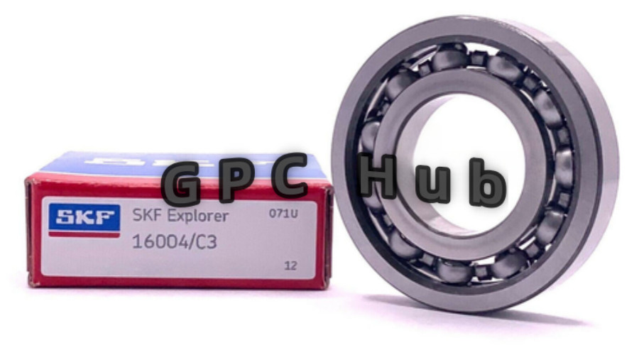 1PC NEW SKF 16004 C3 OPEN, NO SEALS BEARING 751002054 20X42X8 mm  Fast shipment