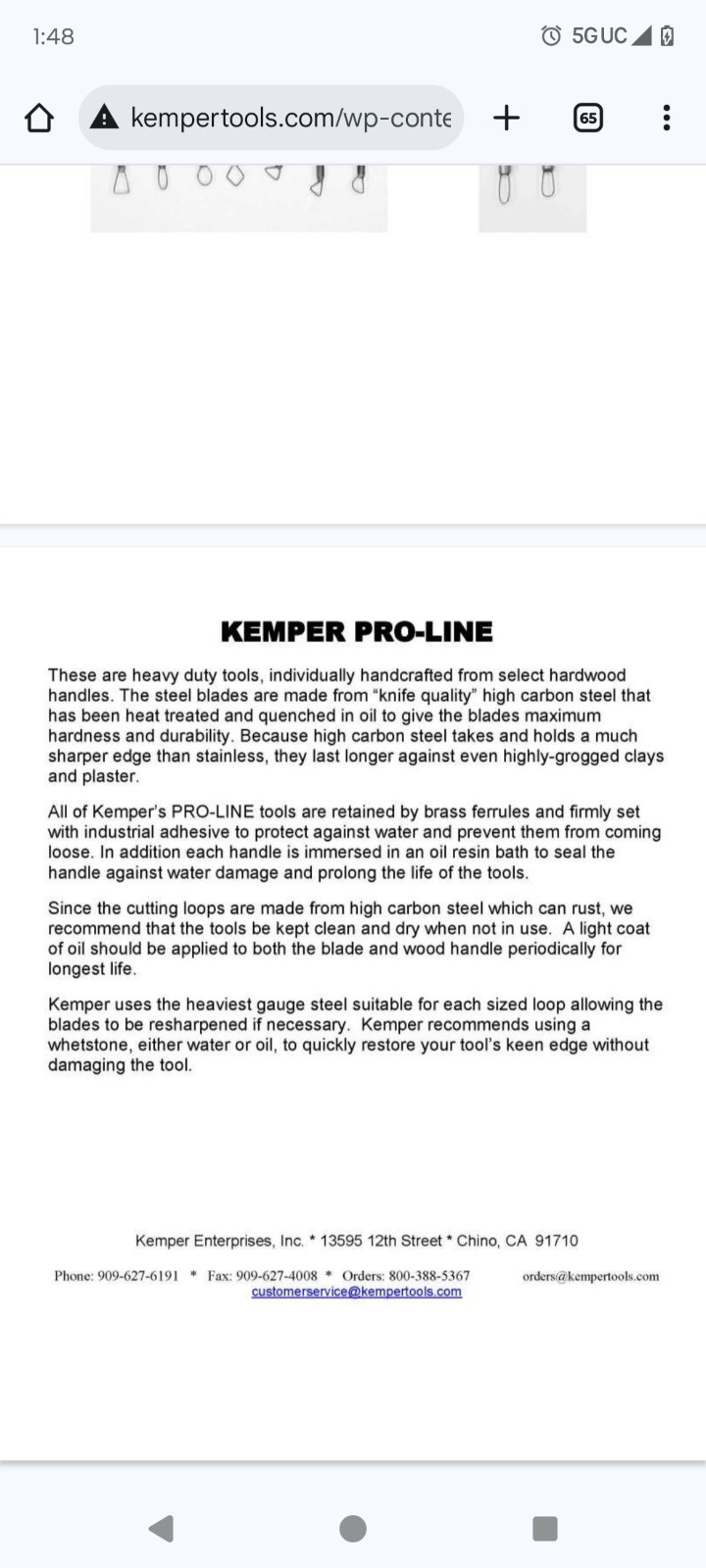 Kemper Tools PT110 3/4" Square Trimming Tool
