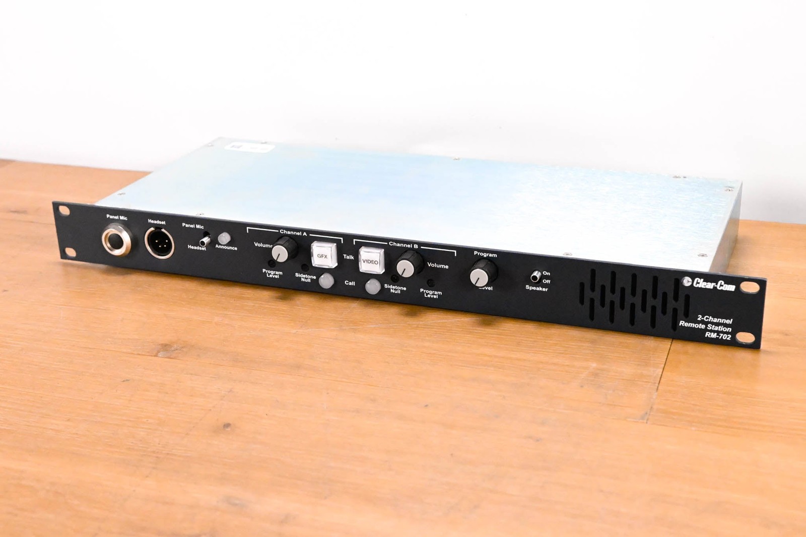 Clear-Com RM-702 1RU 2-Channel Remote Station CG01UW0