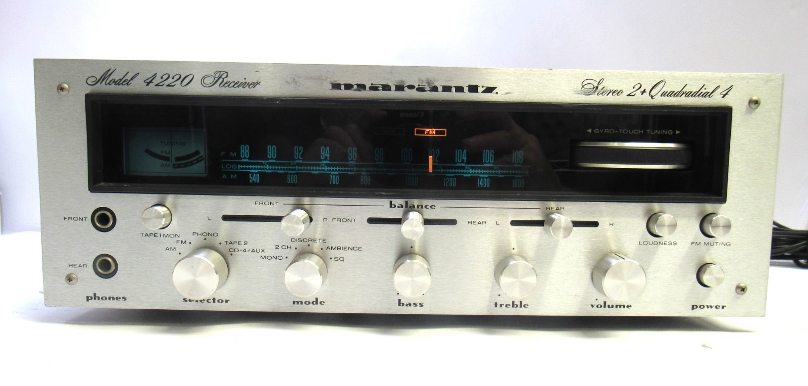 MARANTZ 4220 RECEIVER Stereo 2 + Quadradial 4 *FOR PARTS OR REPAIR*