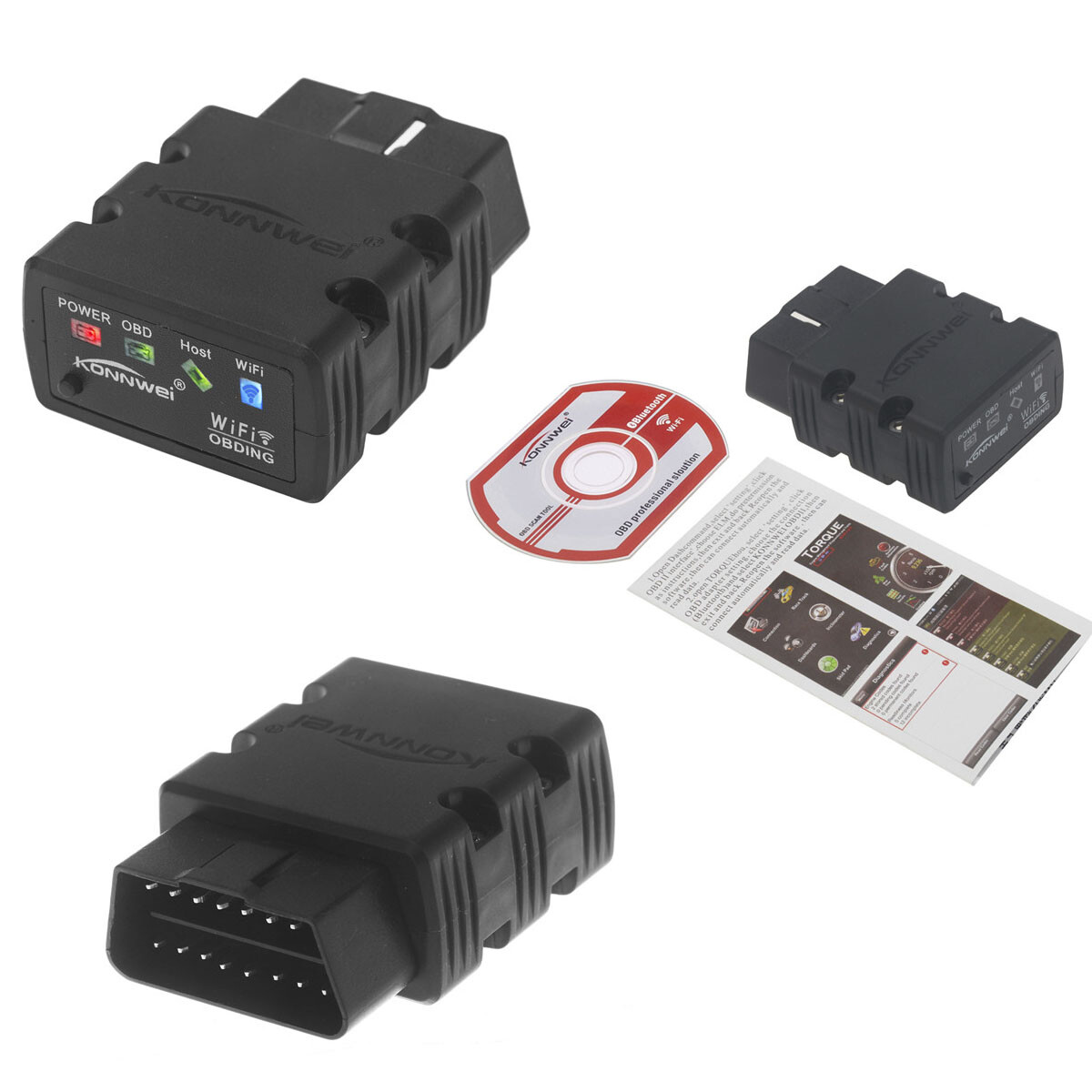 Bluetooth 4.0 ELM327 OBD2 Car Code Auto Reader Scaner For IOS iPhone Android USA