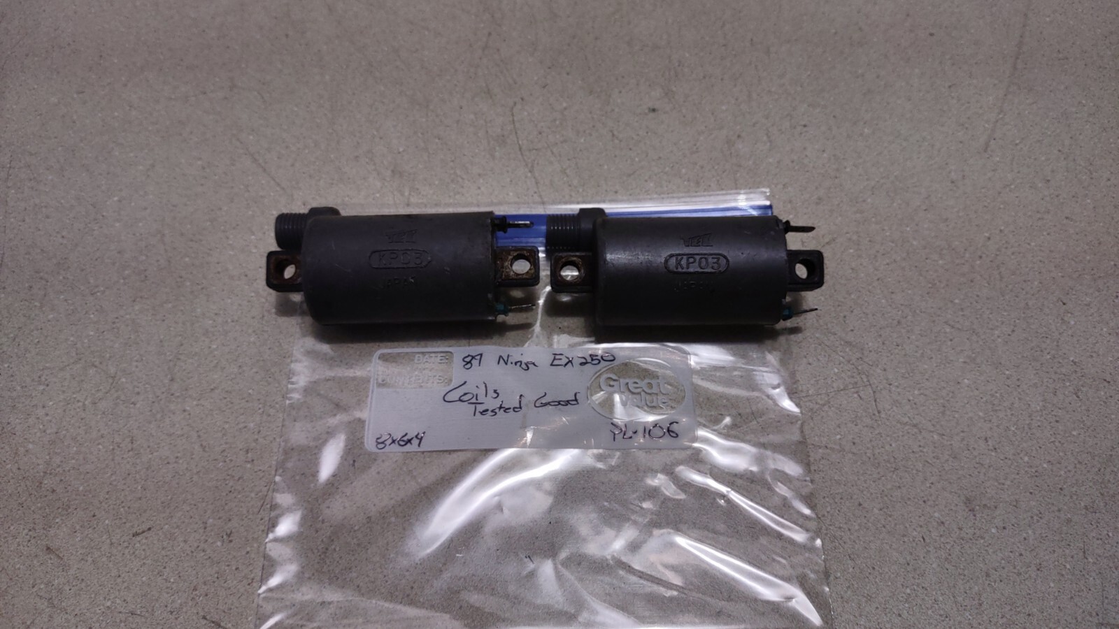 1989 Kawasaki Ninja EX250 Ignition Coils #PL-106