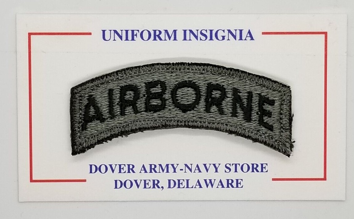 US ARMY AIRBORNE TAB PATCH - ACU