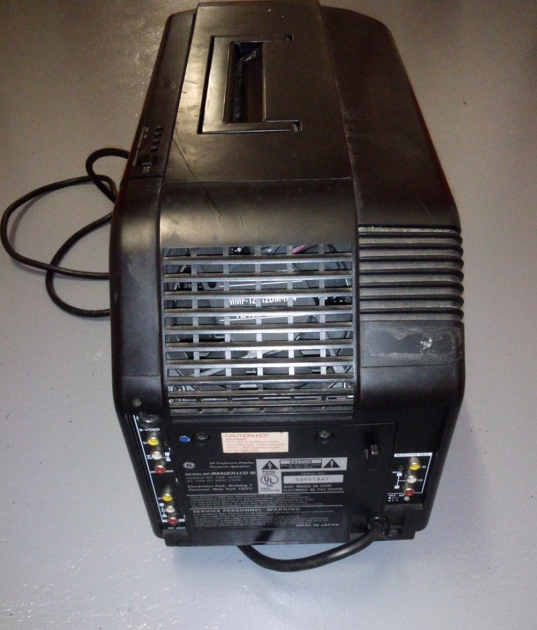 GE imager lcd16 projector No Remote Control