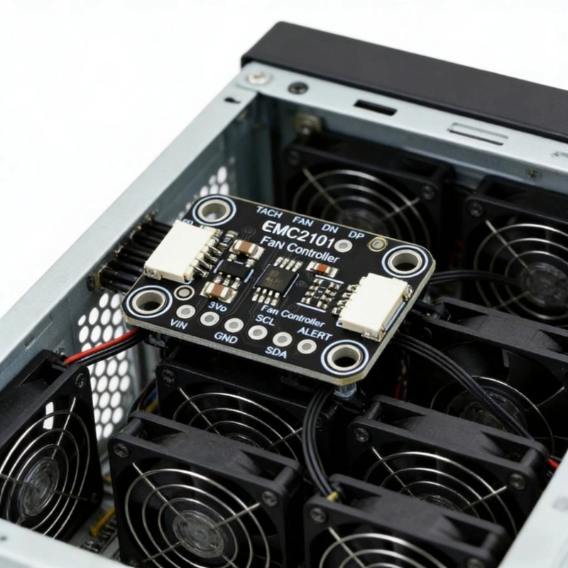 EMC2101 I2C Temperature Sensors And Fan Controller Module For PC Cooling Systems