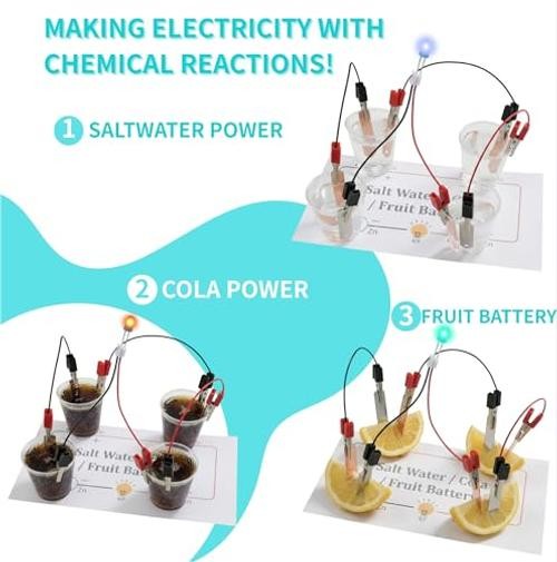 STEM Electric Circuit Kits - 8 Experiments in 7 Sets Science Circuit Kit