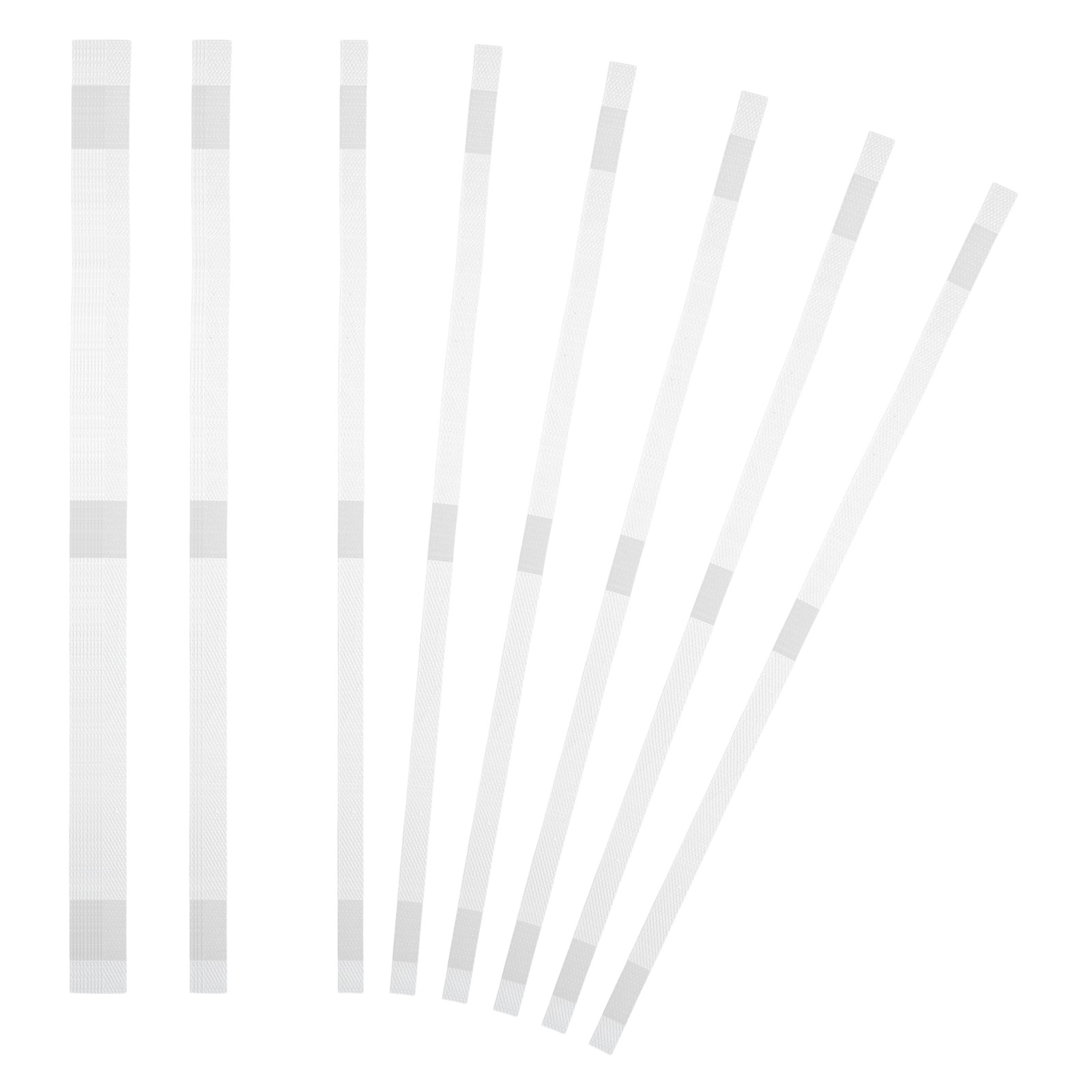 8x285mm Thermal Binding Strips, 20PCS Glue Strips Tape for Book Binding, White
