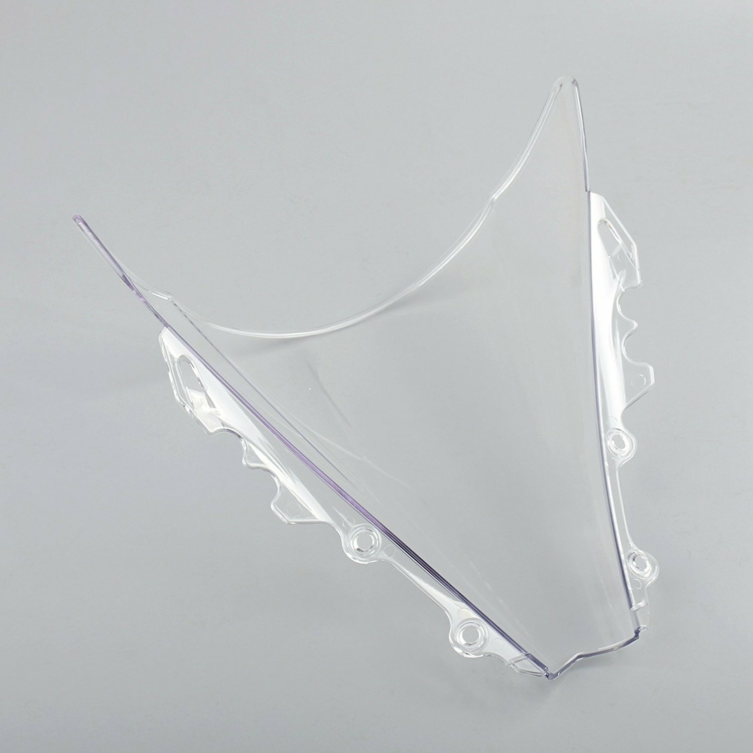 Clear Double Bubble Windscreen Windshield Shield ABS For Yamaha YZF R6 2006-2007