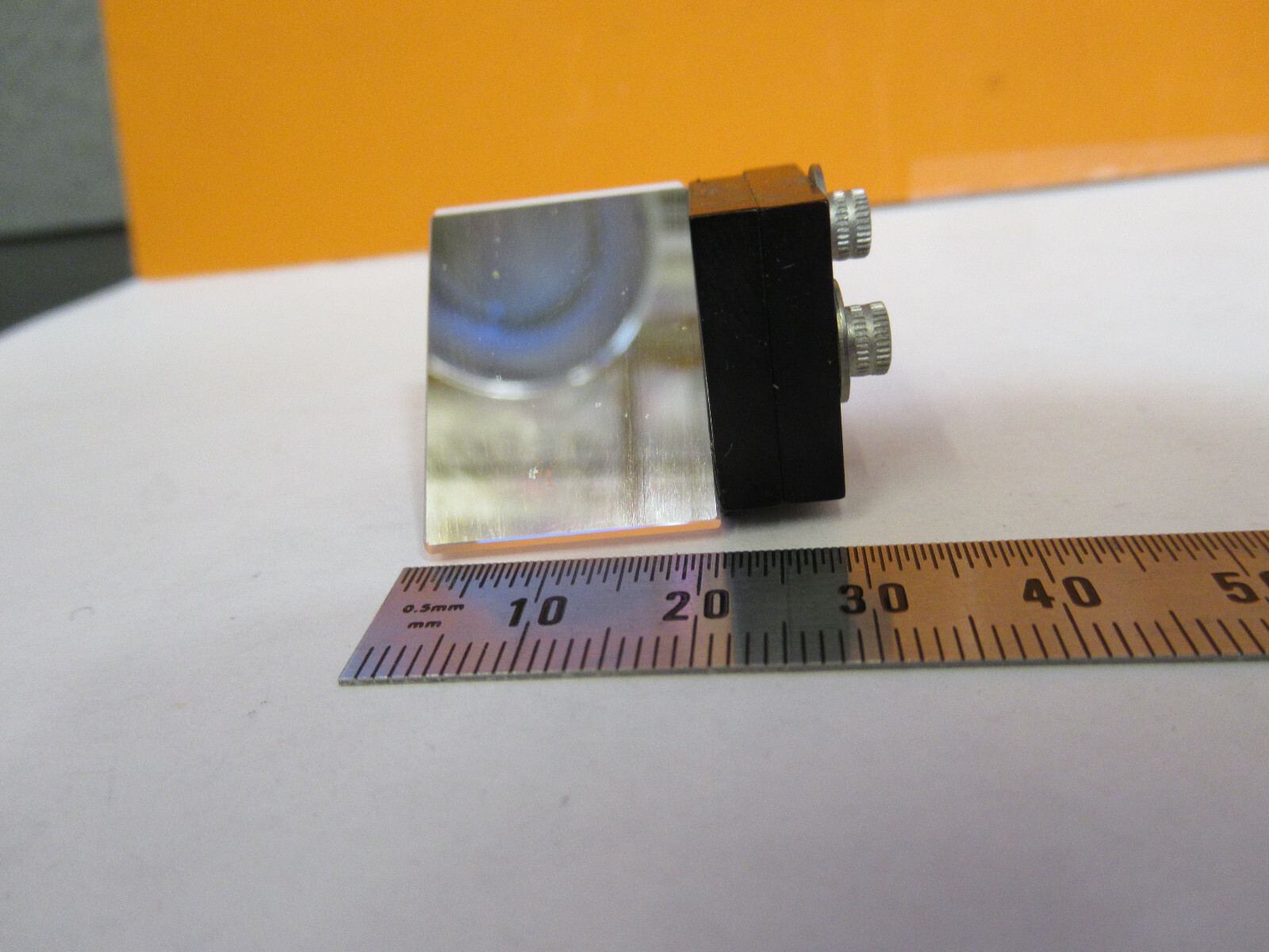 OPTICAL MOUNTED MIRROR PLANO OPTICS AS PICTURED #P3-A-23
