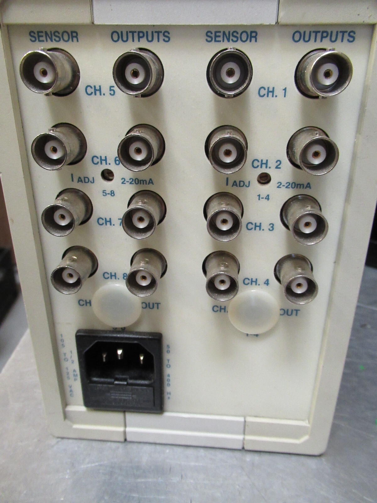 PCB PIEZOTRONICS 482A20 8 CHANNELS ICP GAIN AMPLIFIER for ACCELEROMETER TE-3