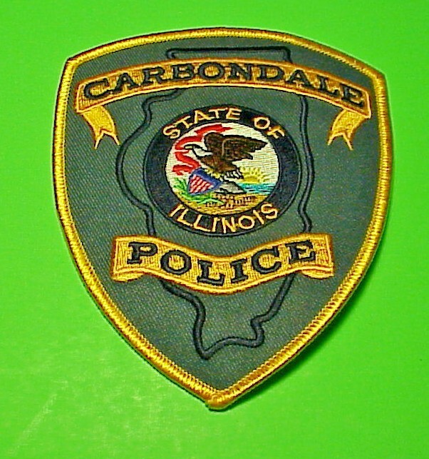 CARBONDALE  ILLINOIS  IL   4 7/8"   POLICE PATCH  FREE SHIPPING!!!