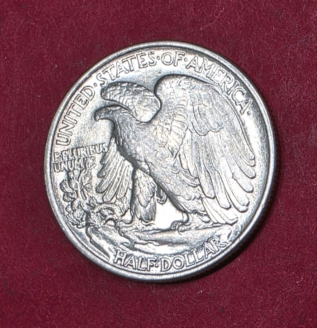 1947-P Walking Liberty Half Dollar Double Die Reverse High MS Condition.