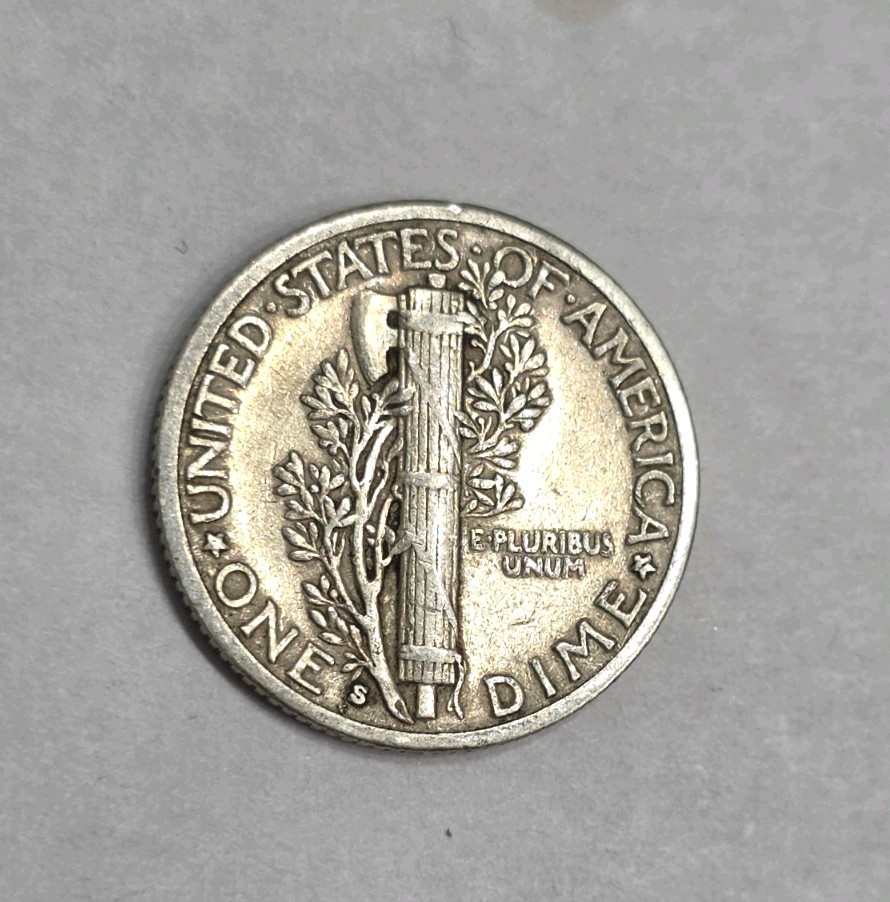 1929-S Mercury Dime Double Die Obverse (Ddo).