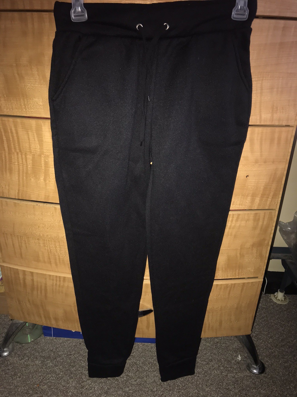 Rainbow Black Sweat Pants Size Large Unisex