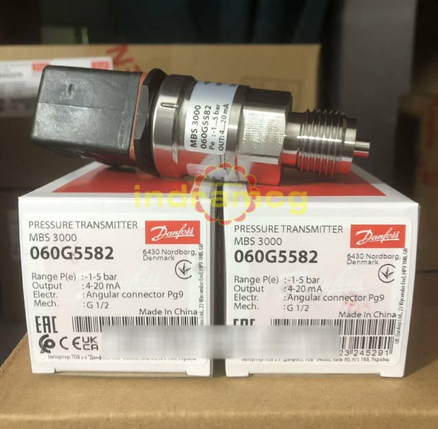 One Danfoss MBS3000 060G5582 Pressure Transmitter New