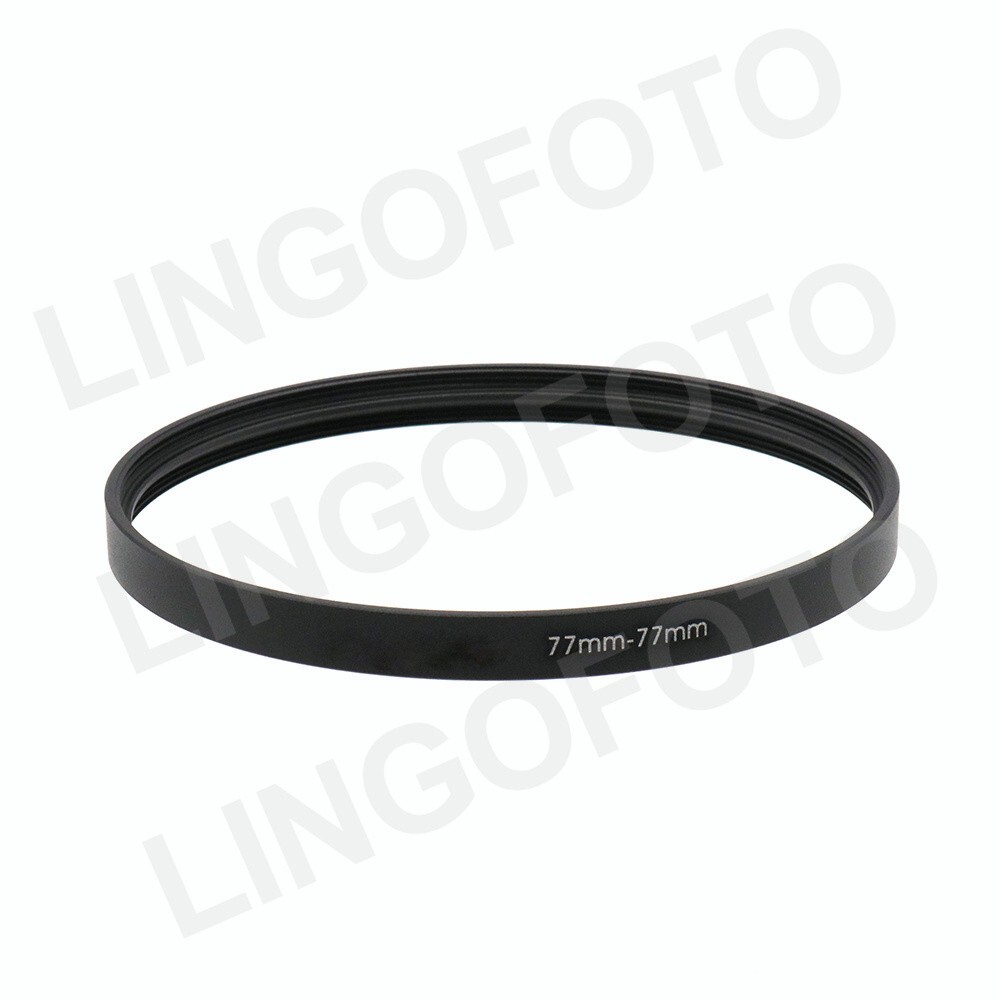 77-77mm Female to Female Double Dual inner thread 77 and 77 mm Lens Ring Adapter