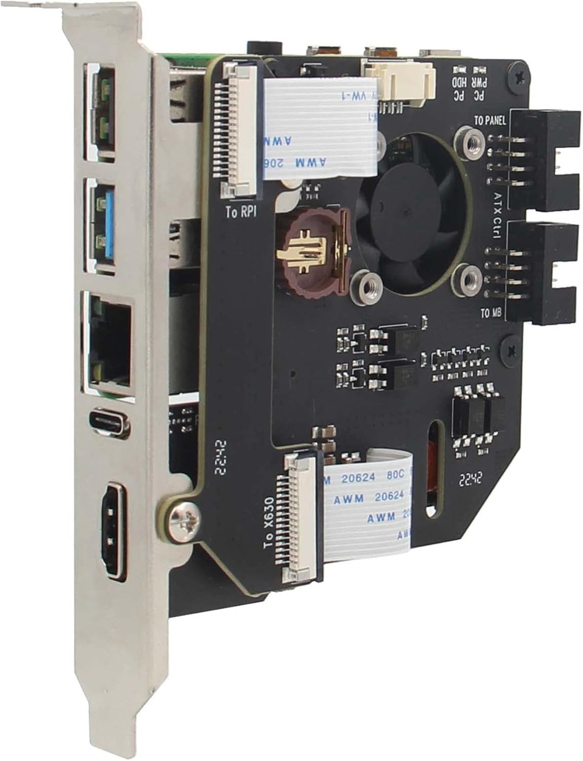 KVM-A8 Pcie Version for Raspberry Pi 4 Model B KVM over IP Support KVM V3 Poe AT