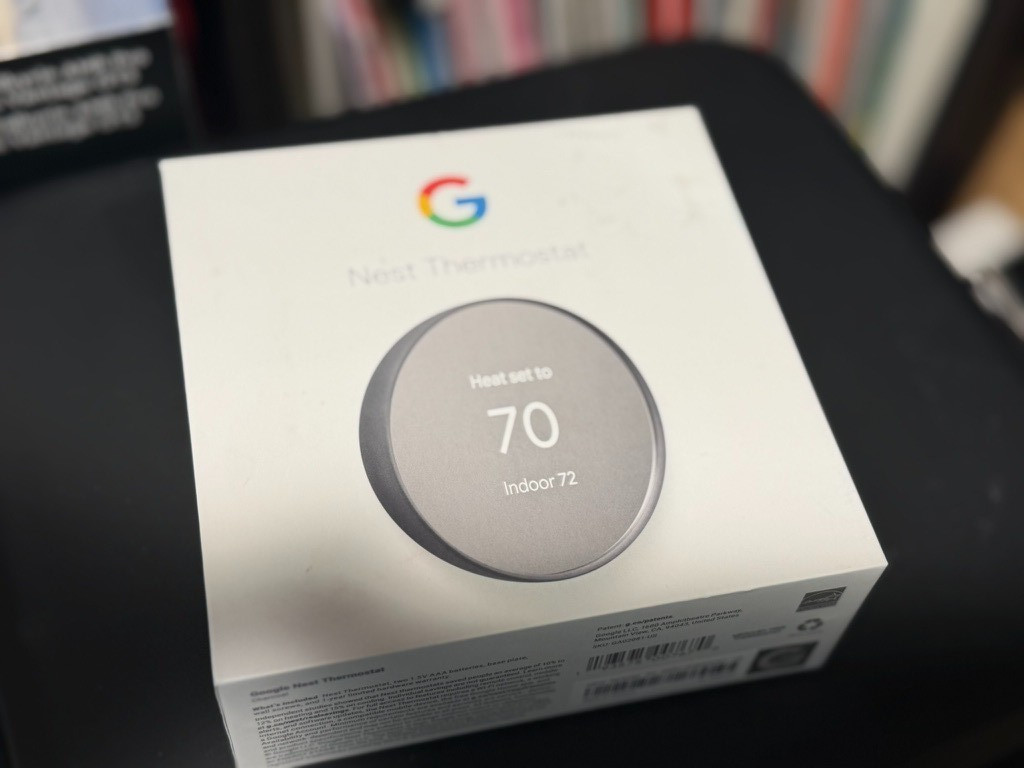Google Nest Programmable Smart Thermostat WiFi Dark Grey Color