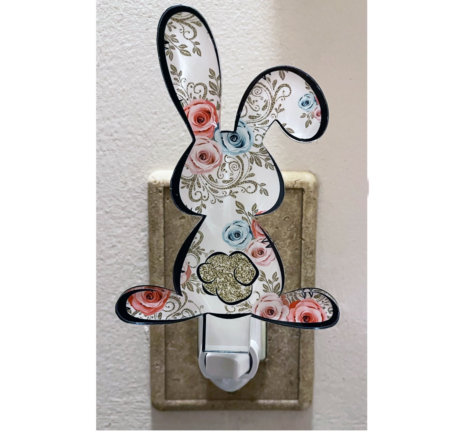 Nightlight With On/Off Switch. Bunny-NOT 3D