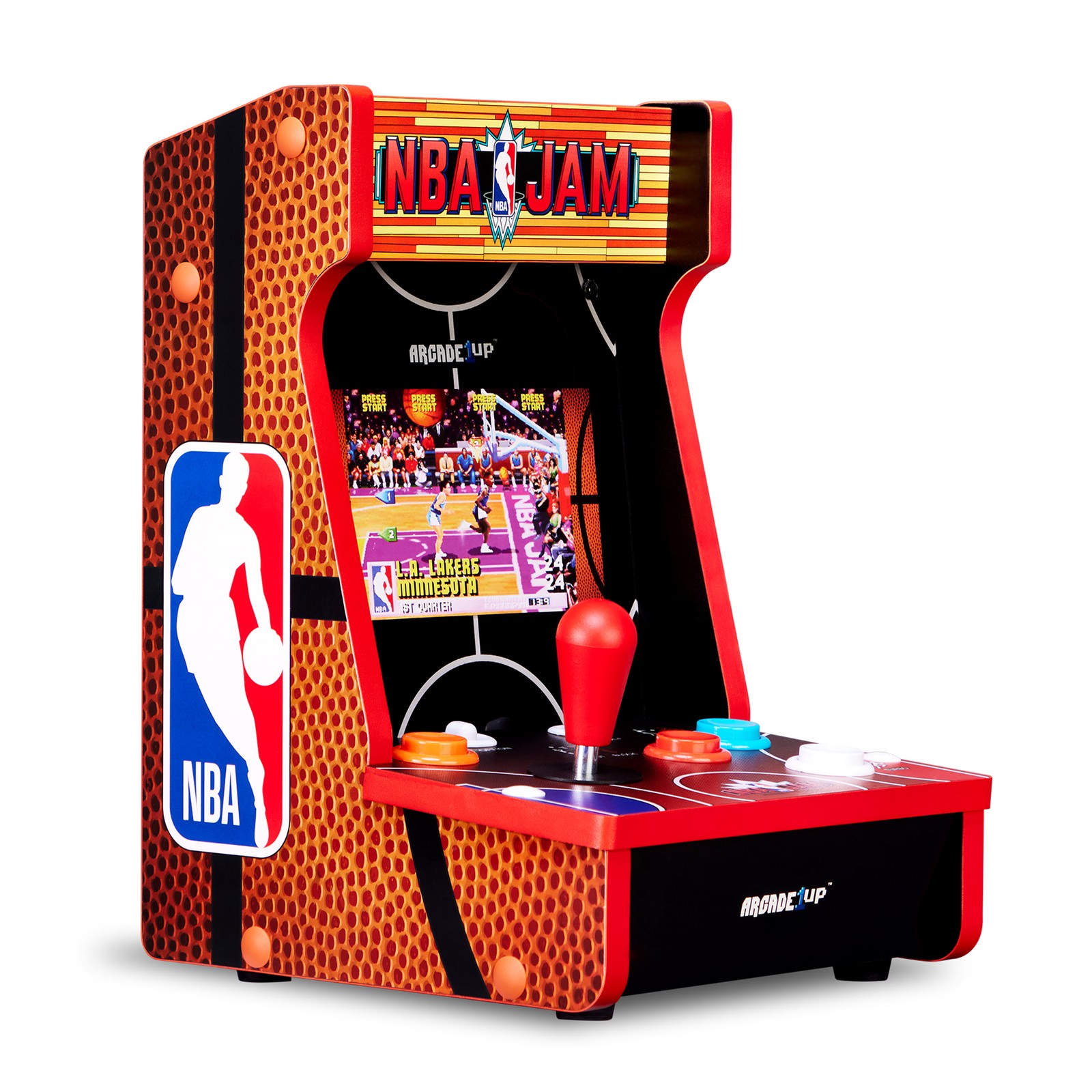 Arcade1Up NBA JAM Countercade Arcade w/3 Games, 7" LCD Screen & Light-Up Marquee