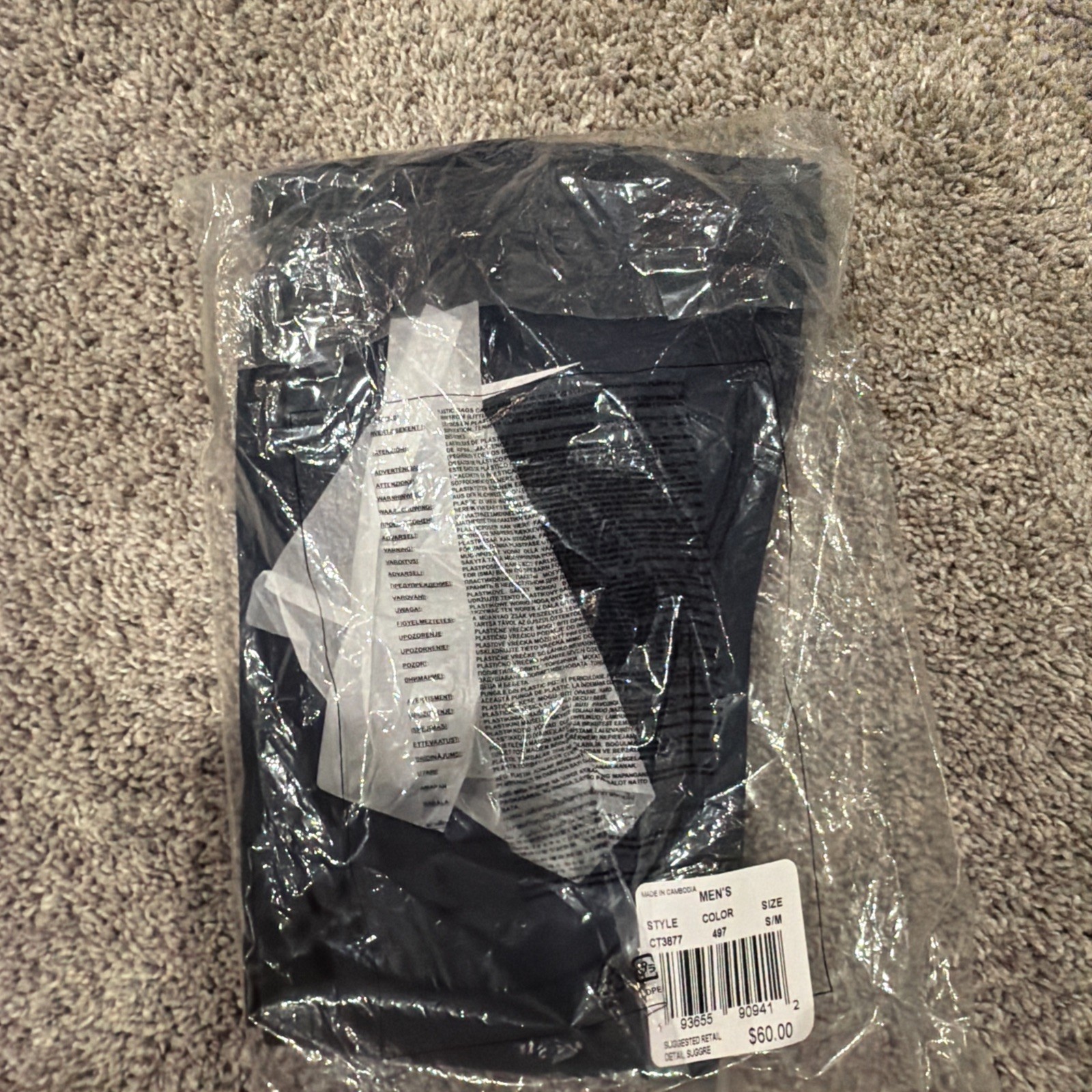 Nike NBA Issued Hyperstrong Padded Knee Sleeves Mens Size S/MBlue 497 CT3877