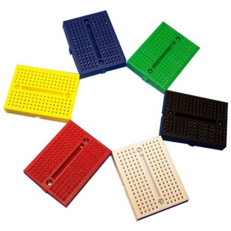 12 Pack Mini Solderless Breadboard 170 Tie Point For Arduino Proto Shield