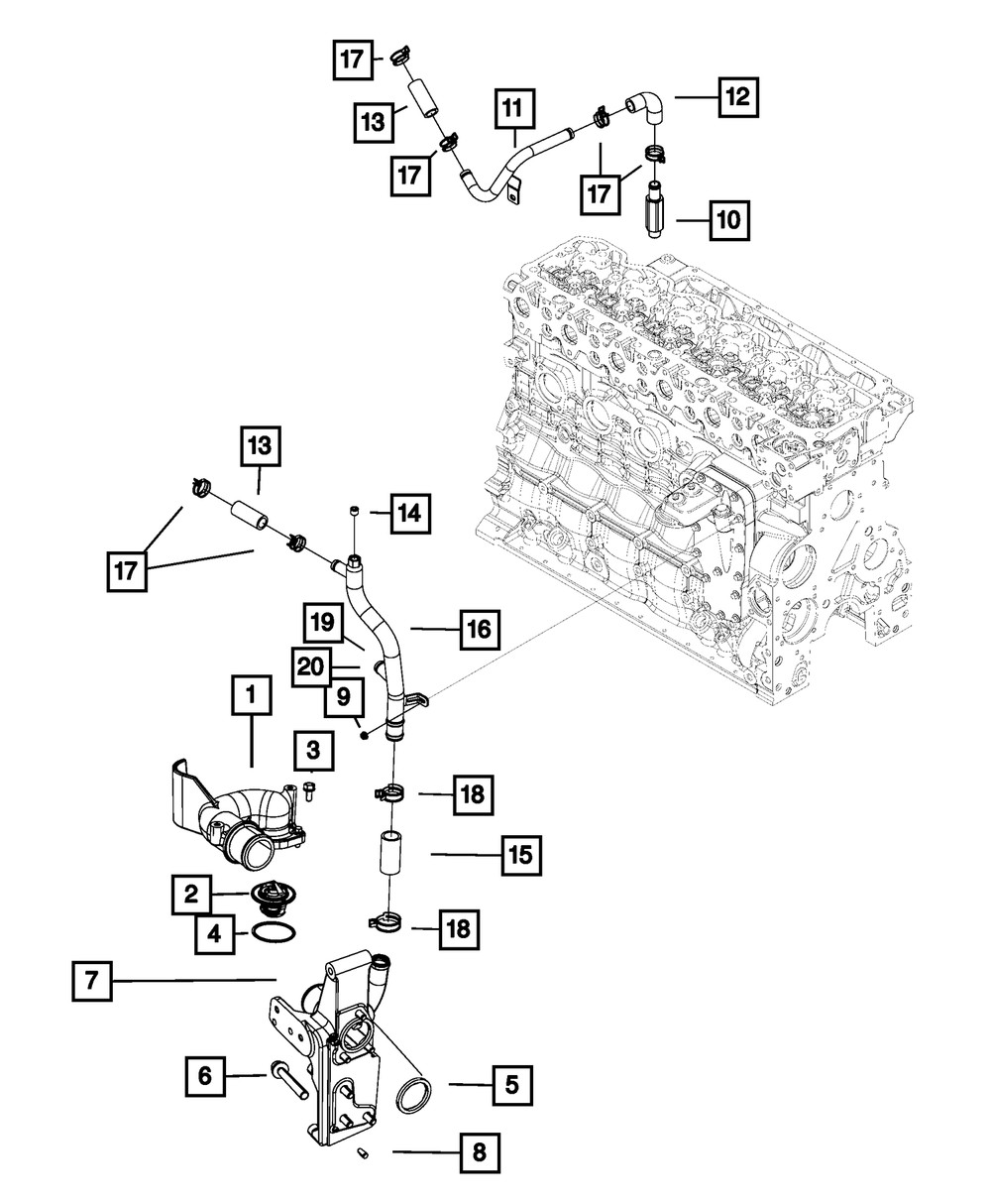 Genuine Mopar Hex Head Bolt 4429495