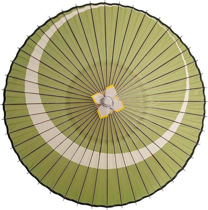 YAMAMOTO made Traditional Japanese Umbrella Janome Rain Three Moon Paper Bamboo