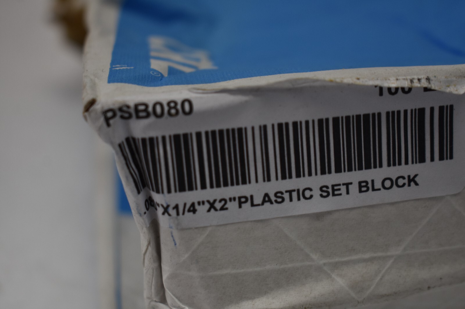 CRL Plastic Setting Blocks 100 Pack .080" x 1/4" x 2" PSB080 Genuine OEM
