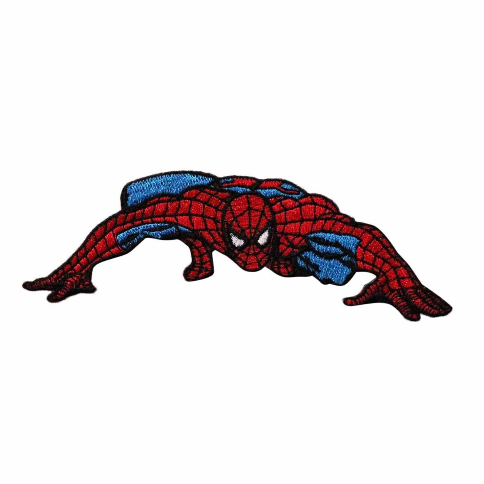 Spider-Man Low Crawl Embroidered Iron On Patch - Marvel Comics Spiderman 144-S