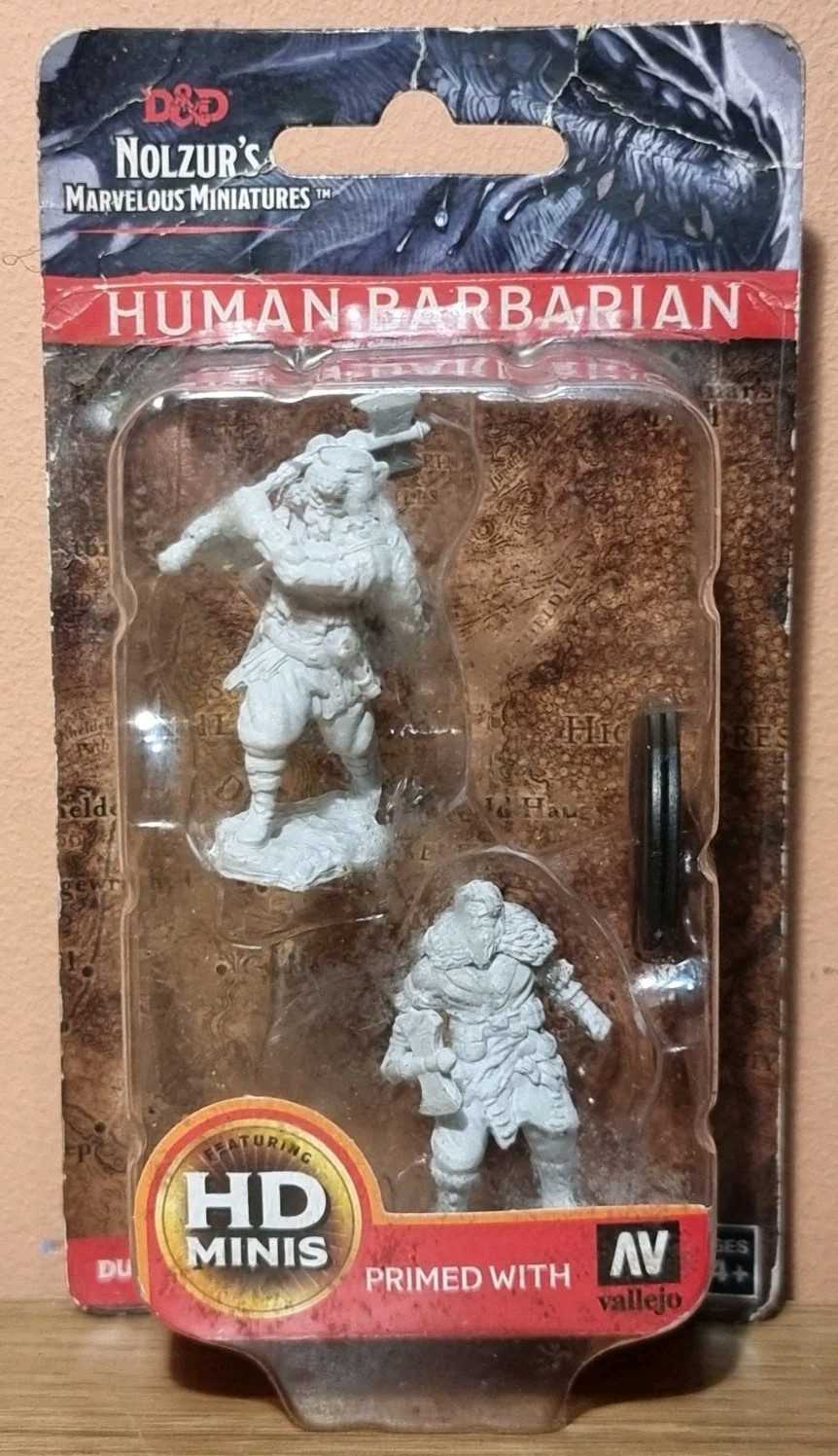 Dungeons & Dragon Nolzur's Marvelous Miniatures: Human Barbarian
