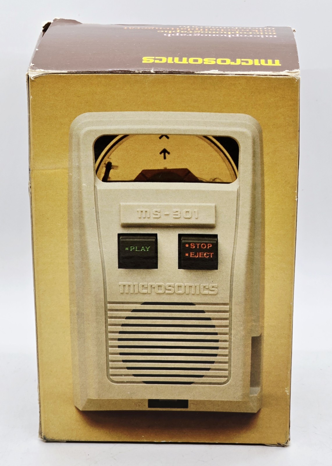 Microsonics MS-301 Mini Player Vintage Microphonograph NOS