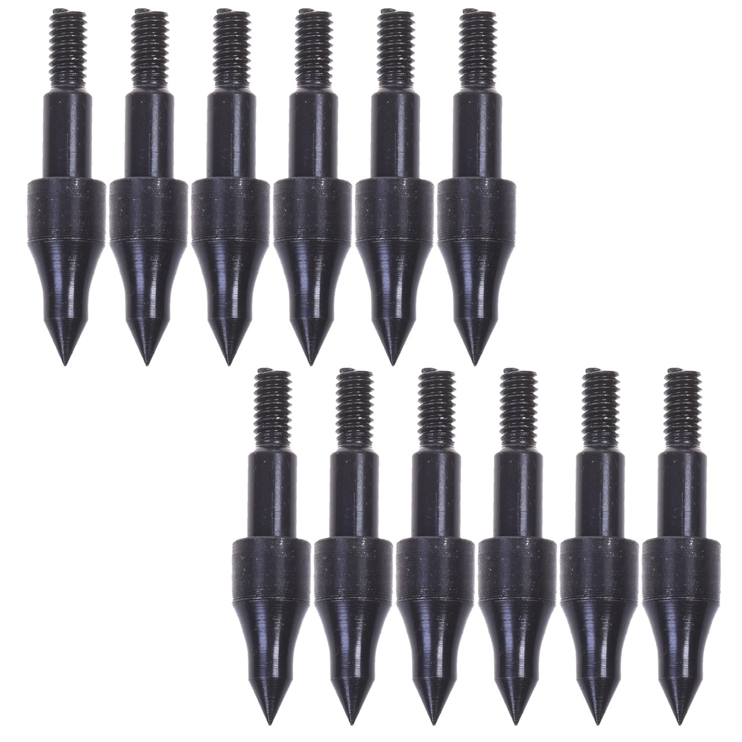 Cosmos 12 Pcs Screw-in Archery Bullet Points Arrow Tips Target...