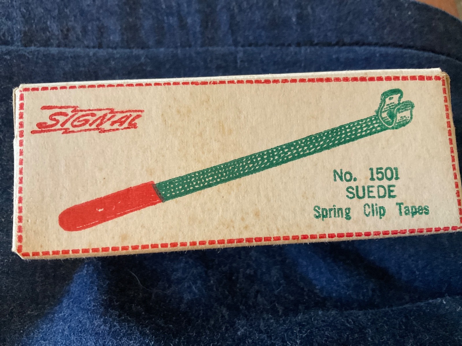 Piano Repair Parts - Set of 90 No. 1501 SUEDE Spring Clip Tapes New Vtg