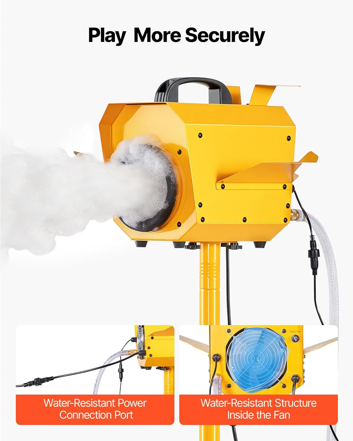 VEVOR Foam Machine, Adjustable Angle Control Foam Cannon Party Machine, Bubble C