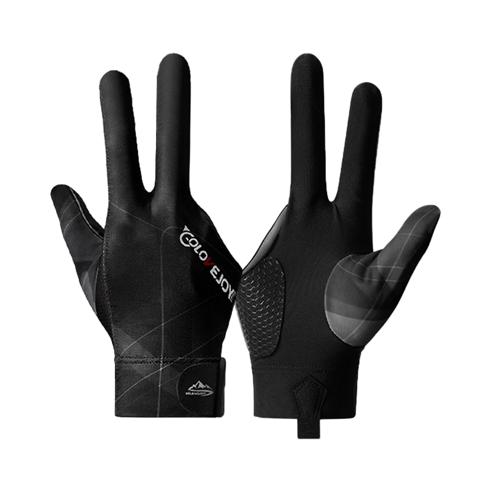 Billiard Pool Gloves for Right Hand, 3 Finger Billiards Gloves Pool Cue Gloves,