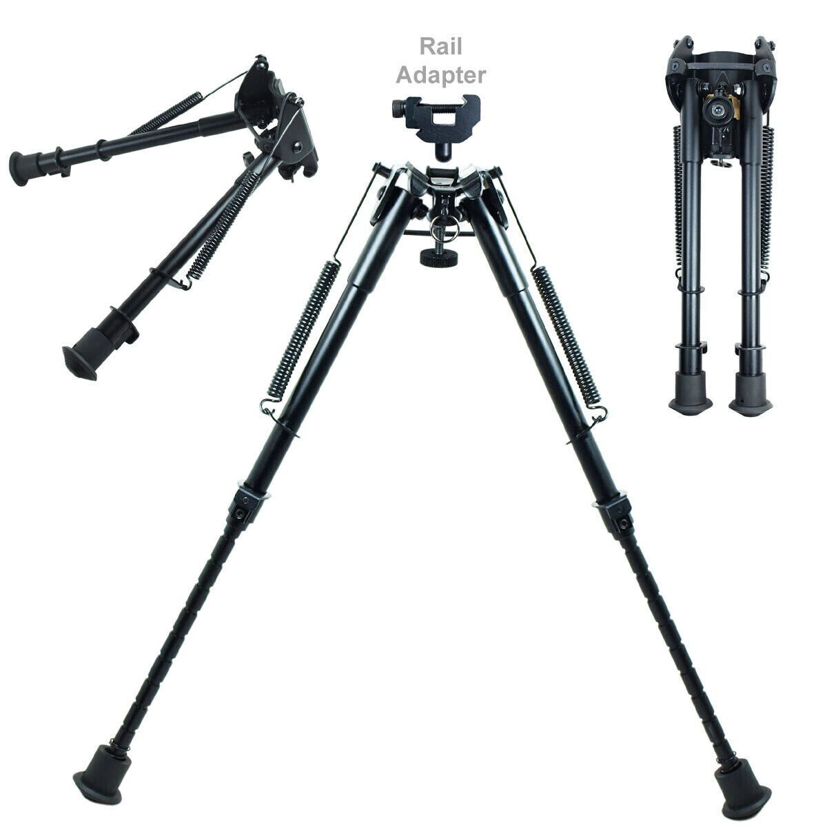 6-9Inch Precision Tactical Rifle Bipod Tactical Spring Return Rail Mount Adapter