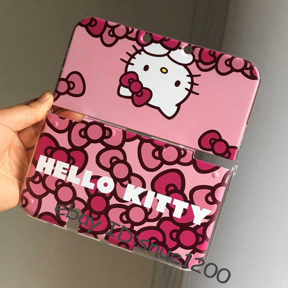 Custom Protective Case for Nintendo New 3DS XL/LL - Cute Pink Bow Pattern Cute